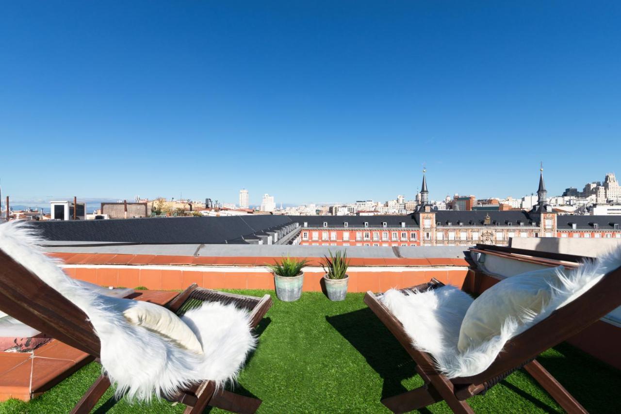 Historic Penthouse Plaza Mayor In Мадрид Екстер'єр фото